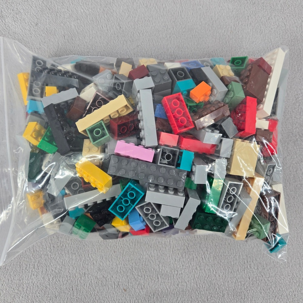 LEGO 1lb 13oz Bulk Loose Bricks Plates Kids Creative Building Toy Lot